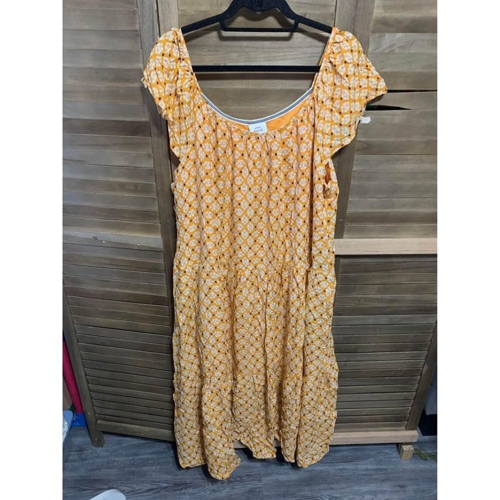 NWT Knox Rose Maxi Dress Orange Plus Size XXL